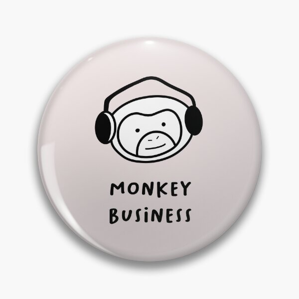 Item preview, Monkey Business | Cute Monkey Illustration designed and sold by RM-Journey.