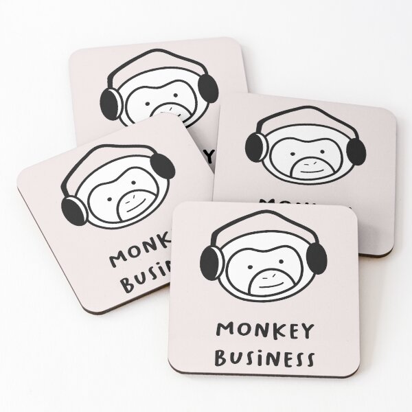 Item preview, Monkey Business | Cute Monkey Illustration designed and sold by RM-Journey.
