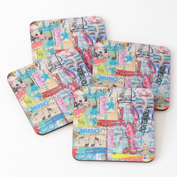 Item preview, Pink Lobster Preppy Collage designed and sold by OLAIZA.