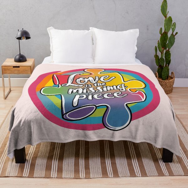 Item preview, ''Love is the Missing Piece'' Pride LGBTQ Pride parade Cute T-Shirt designed and sold by Witty Shirts.