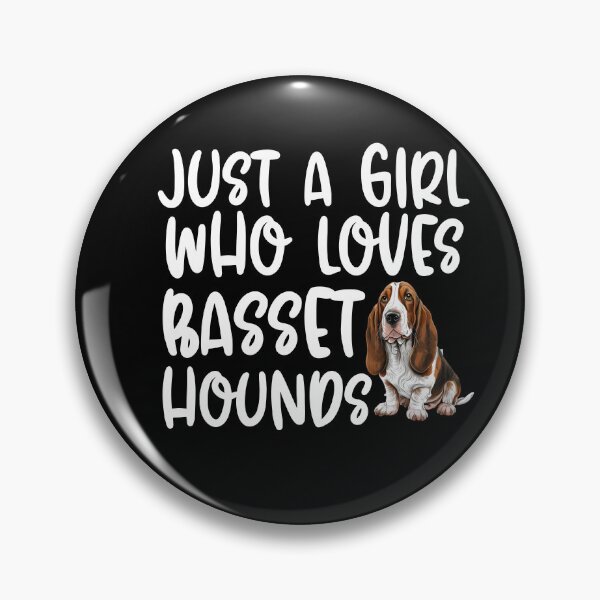 Item preview, Just A Girl Who Loves Basset Hounds designed and sold by TheAnimalZ00.