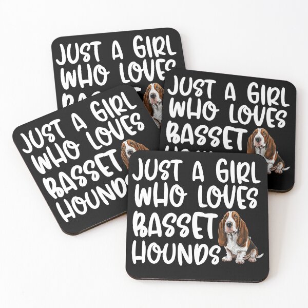 Item preview, Just A Girl Who Loves Basset Hounds designed and sold by TheAnimalZ00.