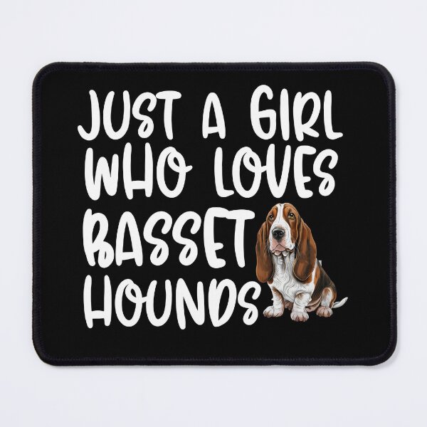 Item preview, Just A Girl Who Loves Basset Hounds designed and sold by TheAnimalZ00.