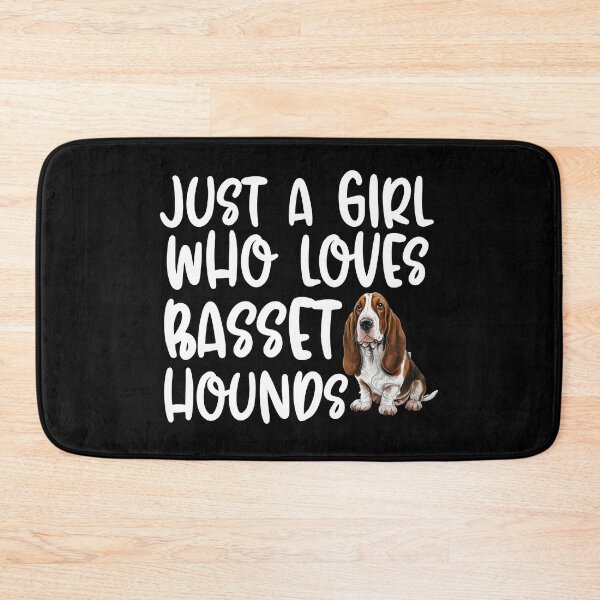 Item preview, Just A Girl Who Loves Basset Hounds designed and sold by TheAnimalZ00.