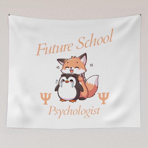 Item preview, future school psychologist Fox designed and sold by LemuellTrends.