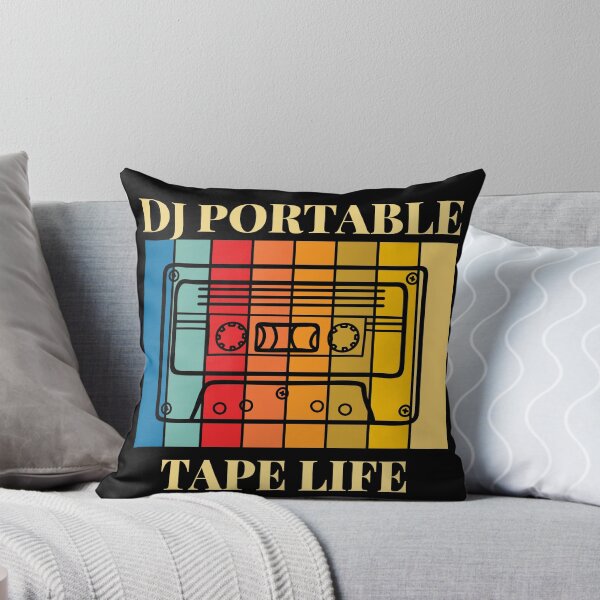 Aperçu de l'œuvre Durée de vie de la bande | Rythmes rétro : collage de cassettes créée et vendue par DJ-Portable.