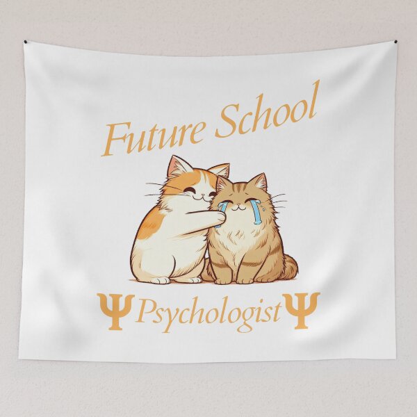 Item preview, future school psychologist Cat designed and sold by LemuellTrends.
