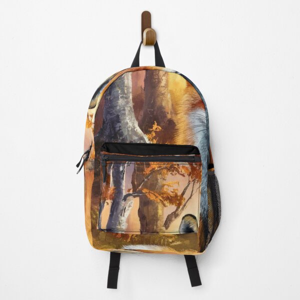 Item preview, Fox Portrait. Fall fox, floral fox, vintage fox, fox painting, Rembrandt van Rijnstyle designed and sold by FoxVibes.