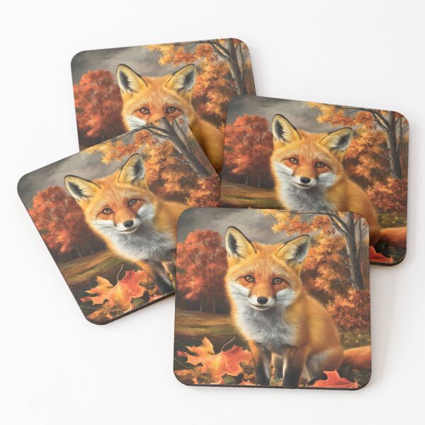 Artikelvorschau, Fuchs-Portrait. Herbstfuchs, Blumenfuchs, Vintage-Fuchs, Fuchs-Gemälde, Rembrandt van Rijnstyle entworfen und verkauft von FoxVibes.