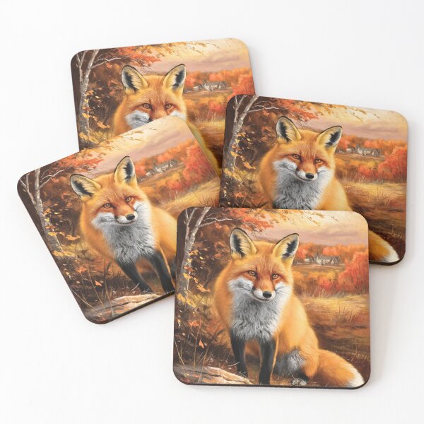 Artikelvorschau, Fuchs-Portrait. Herbstfuchs, Blumenfuchs, Vintage-Fuchs, Fuchs-Gemälde, Rembrandt van Rijnstyle entworfen und verkauft von FoxVibes.