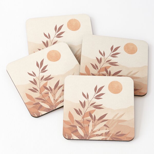 Item preview, Abstract Landscape 10 Terracotta designed and sold by FAROSSTUDIO.