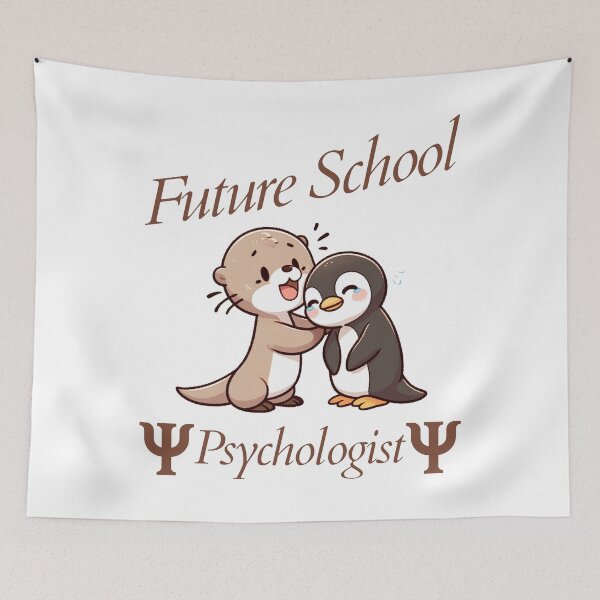 Item preview, future school psychologist Otter designed and sold by LemuellTrends.