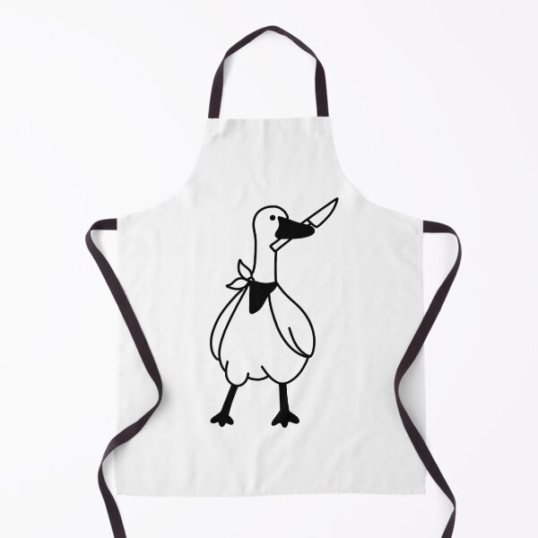 Item preview, Illustration of a cute goose carrying a knife | Simple & Minimalist Design designed and sold by RM-Journey.