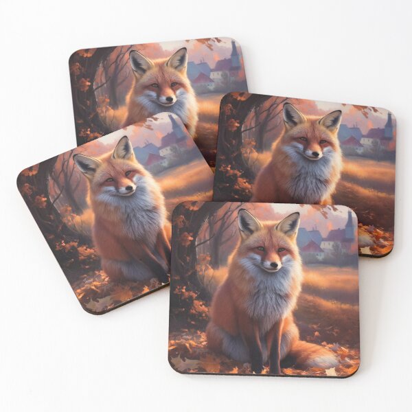 Artikelvorschau, Fuchs-Portrait. Herbstfuchs, Blumenfuchs, Vintage-Fuchs, Fuchs-Gemälde, Rembrandt van Rijnstyle entworfen und verkauft von FoxVibes.
