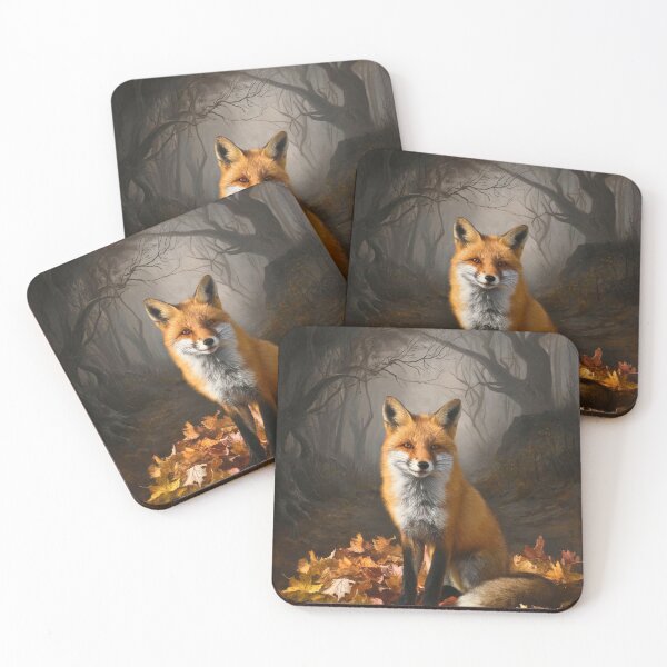 Artikelvorschau, Fuchs-Portrait. Herbstfuchs, Blumenfuchs, Vintage-Fuchs, Fuchs-Gemälde, Rembrandt van Rijnstyle entworfen und verkauft von FoxVibes.