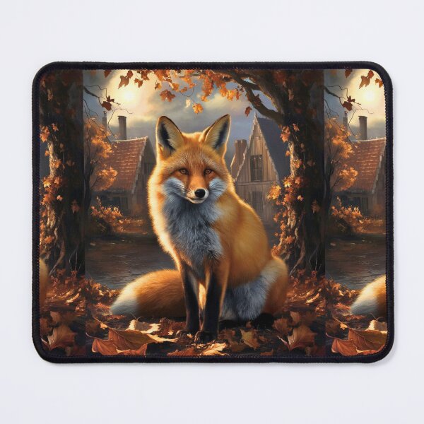 Artikelvorschau, Fuchs-Portrait. Herbstfuchs, Blumenfuchs, Vintage-Fuchs, Fuchs-Gemälde, Rembrandt van Rijnstyle entworfen und verkauft von FoxVibes.