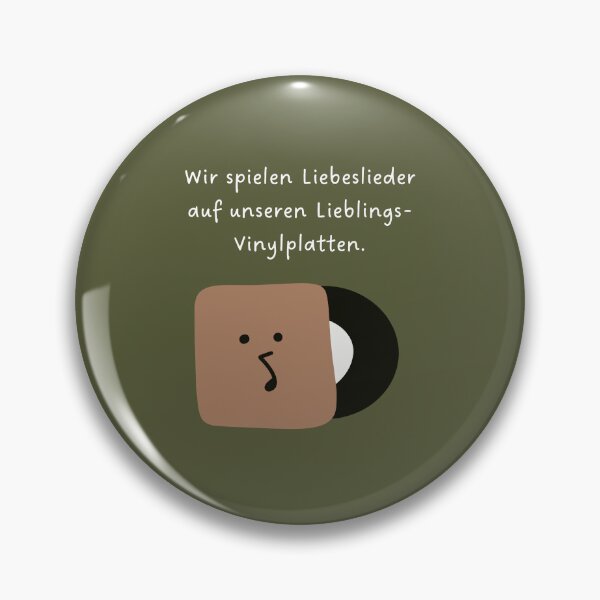 Item preview, Liebeslieder auf unseren Lieblings-Schallplatten abspielen | Musical Disc Illustration designed and sold by RM-Journey.