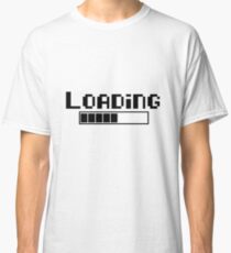 Retro 8 Bit Loading Bar Classic T-Shirt