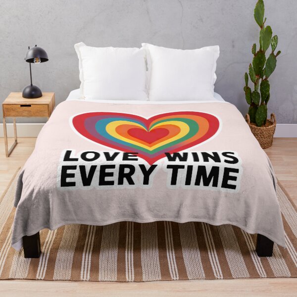 Item preview, ''Love Wins Every Time'' Pride LGBTQ Pride parade Cute T-Shirt designed and sold by Witty Shirts.
