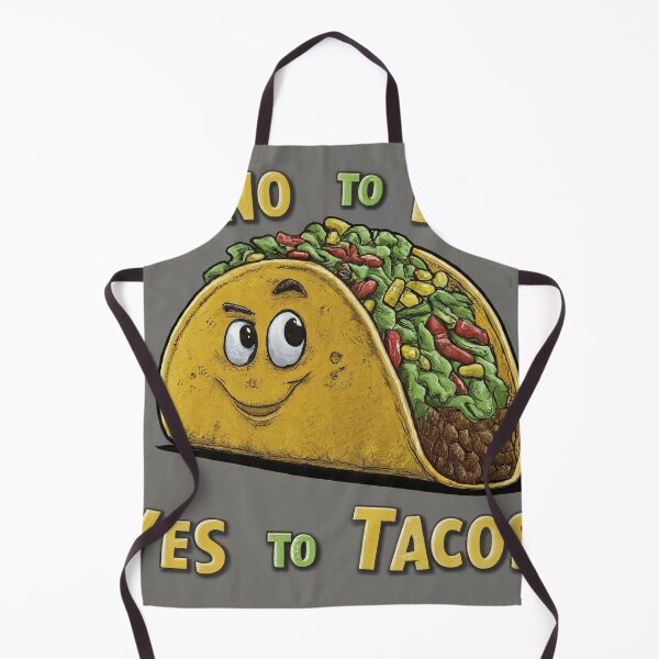 Item preview, Vintage Say No To Drugs Yes To Tacos Retro Foods designed and sold by Ruby River.