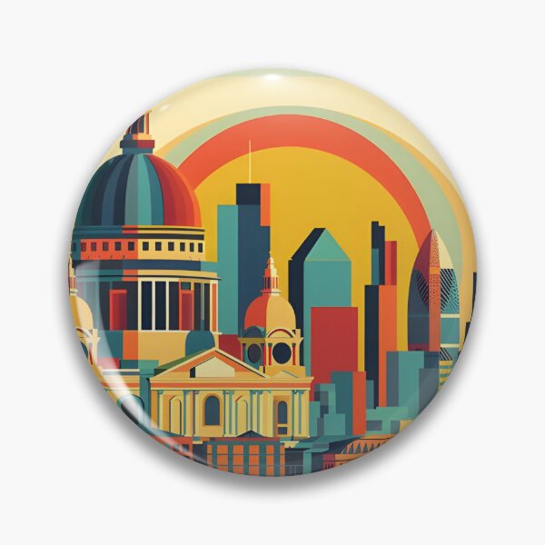Item preview, Retro London Cityscape designed and sold by CosyNess.