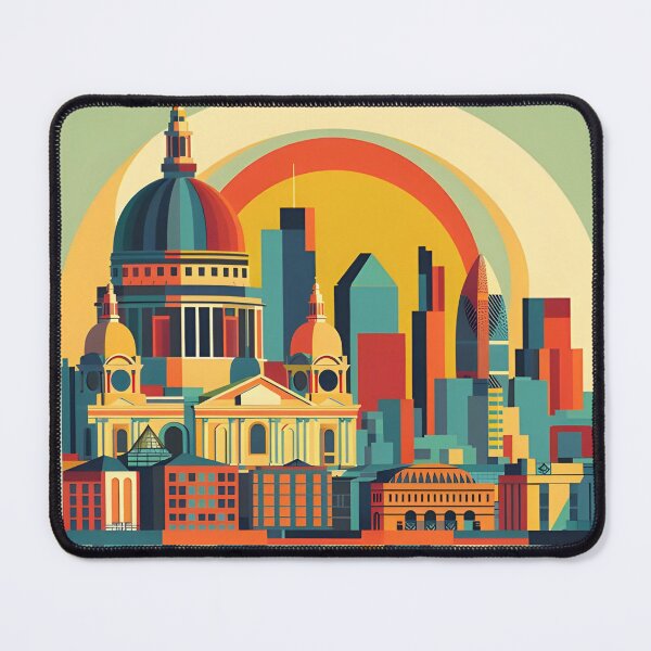 Item preview, Retro London Cityscape designed and sold by CosyNess.