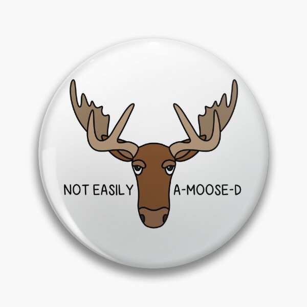 Item preview, NOT EASILY A-MOOSE-D  designed and sold by chicorycreative.
