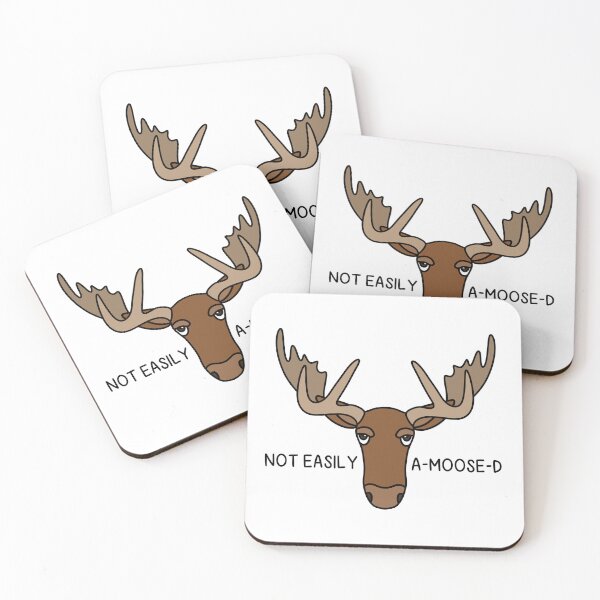Item preview, NOT EASILY A-MOOSE-D  designed and sold by chicorycreative.