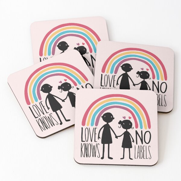 Item preview, ''Love Knows no Labels'' Pride LGBTQ Pride parade Cute T-Shirt designed and sold by Witty Shirts.