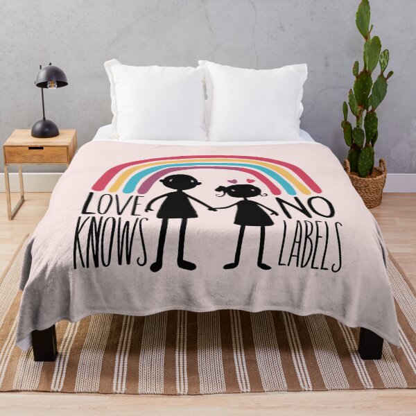 Item preview, ''Love Knows no Labels'' Pride LGBTQ Pride parade Cute T-Shirt designed and sold by Witty Shirts.
