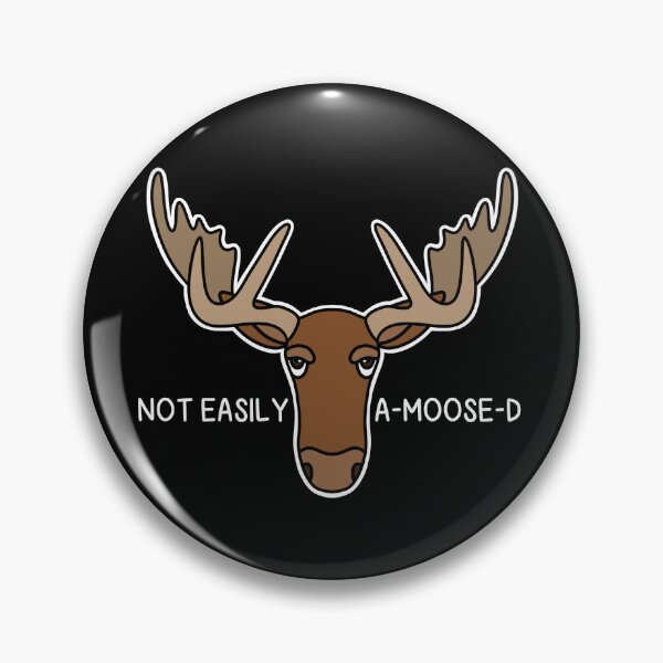 Item preview, (Version for DARK COLORED Items) NOT EASILY A-MOOSE-D  designed and sold by chicorycreative.