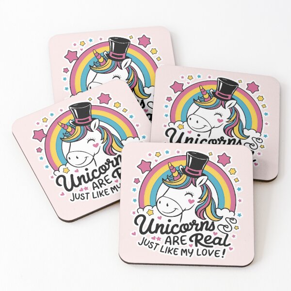 Item preview, ''Unicorns Are Real Just Like My Love!'' Pride LGBTQ Pride parade Cute T-Shirt designed and sold by Witty Shirts.
