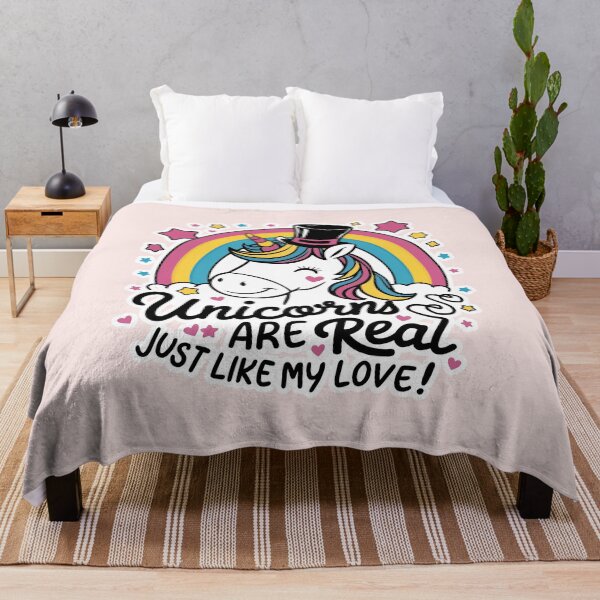 Item preview, ''Unicorns Are Real Just Like My Love!'' Pride LGBTQ Pride parade Cute T-Shirt designed and sold by Witty Shirts.