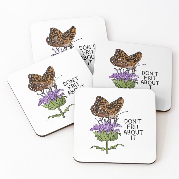 Item preview, DON’T FRIT ABOUT IT (Fritillary Butterfly) designed and sold by chicorycreative.