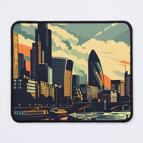 Item preview, Retro London Cityscape 2 designed and sold by CosyNess.