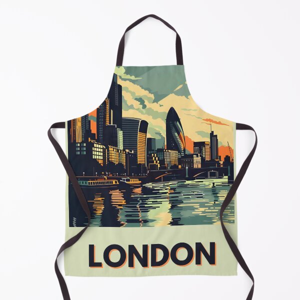 Item preview, Retro London Cityscape 2 designed and sold by CosyNess.