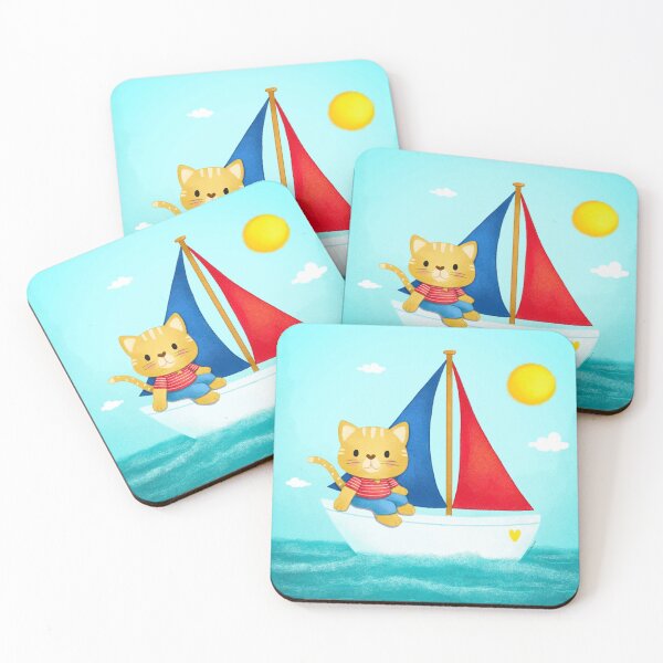Item preview, Cat on Sailboat designed and sold by julianamotzko.