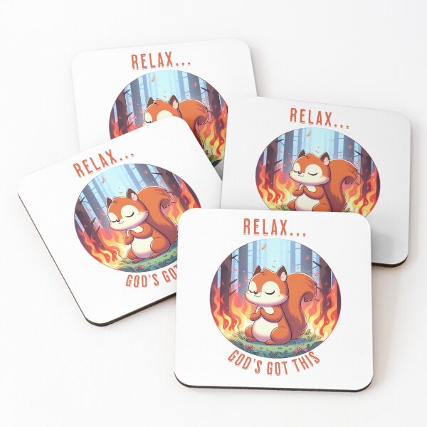 Item preview, relax...god's got this Squirrel designed and sold by LemuellTrends.