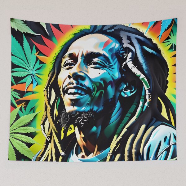 Artikelvorschau, Bob Marley Graffiti-Stil entworfen und verkauft von TheArtOfPat.