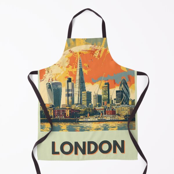 Item preview, Retro London Cityscape 3 designed and sold by CosyNess.