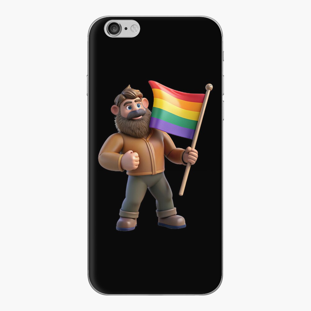 Gay Bear Pride Flag Emoji