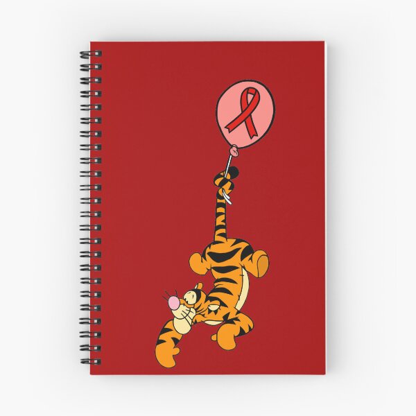 Item preview, Tiger Hanging From an Awareness Ribbon Balloon (Red) designed and sold by CaitlynConnor.