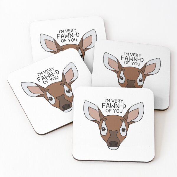 Item preview, I’M VERY FAWN-D OF YOU (White-tailed Deer Fawn) designed and sold by chicorycreative.