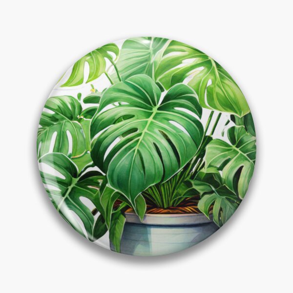 Item preview, Watercolour Monstera Indoo Plant Sticker designed and sold by MotifDesignsAus.