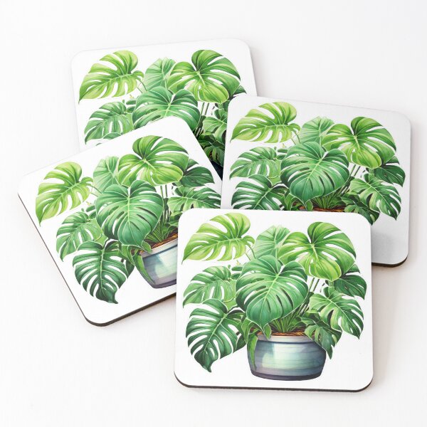 Item preview, Watercolour Monstera Indoo Plant Sticker designed and sold by MotifDesignsAus.