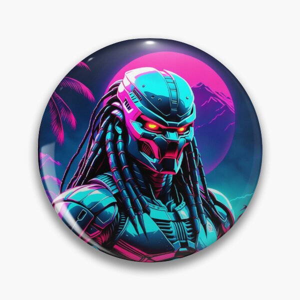Artikelvorschau, Retro-Predator, 80er-Jahre-Predator, Synthwave-Predator entworfen und verkauft von RetroThreadedTs.