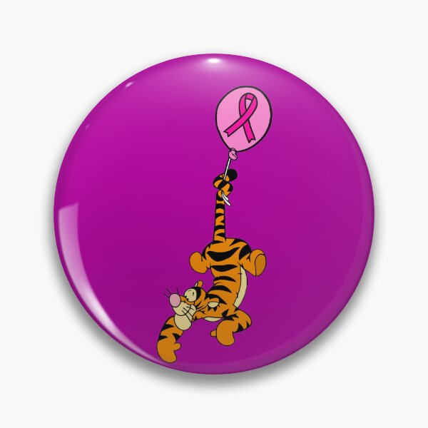 Item preview, Tiger Hanging From an Awareness Ribbon Balloon (Pink) designed and sold by CaitlynConnor.