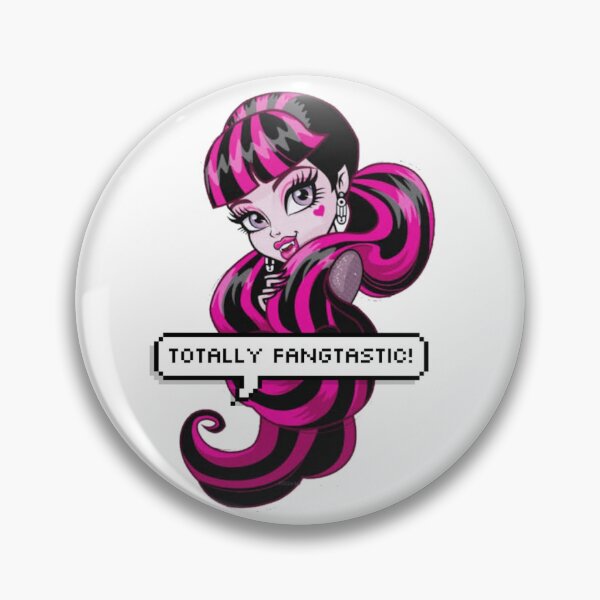 Item preview, Draculaura with 'Totally Fangtastic!' Text Bubble designed and sold by raynerigby.