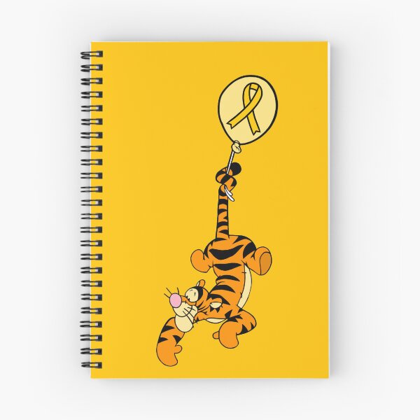 Item preview, Tiger Hanging From an Awareness Ribbon Balloon (Yellow) designed and sold by CaitlynConnor.