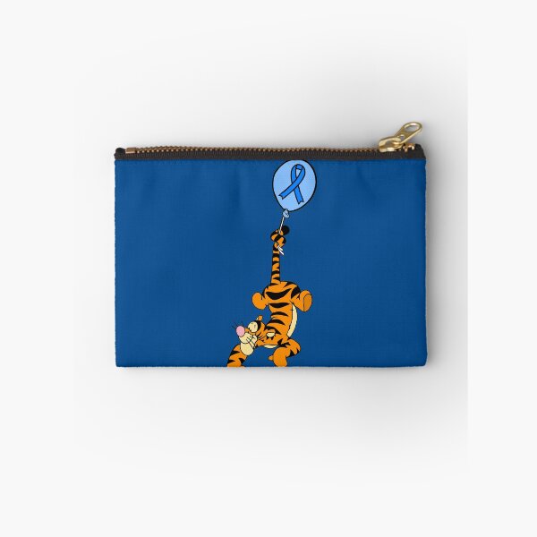 Item preview, Tiger Hanging From an Awareness Ribbon Balloon (Blue) designed and sold by CaitlynConnor.